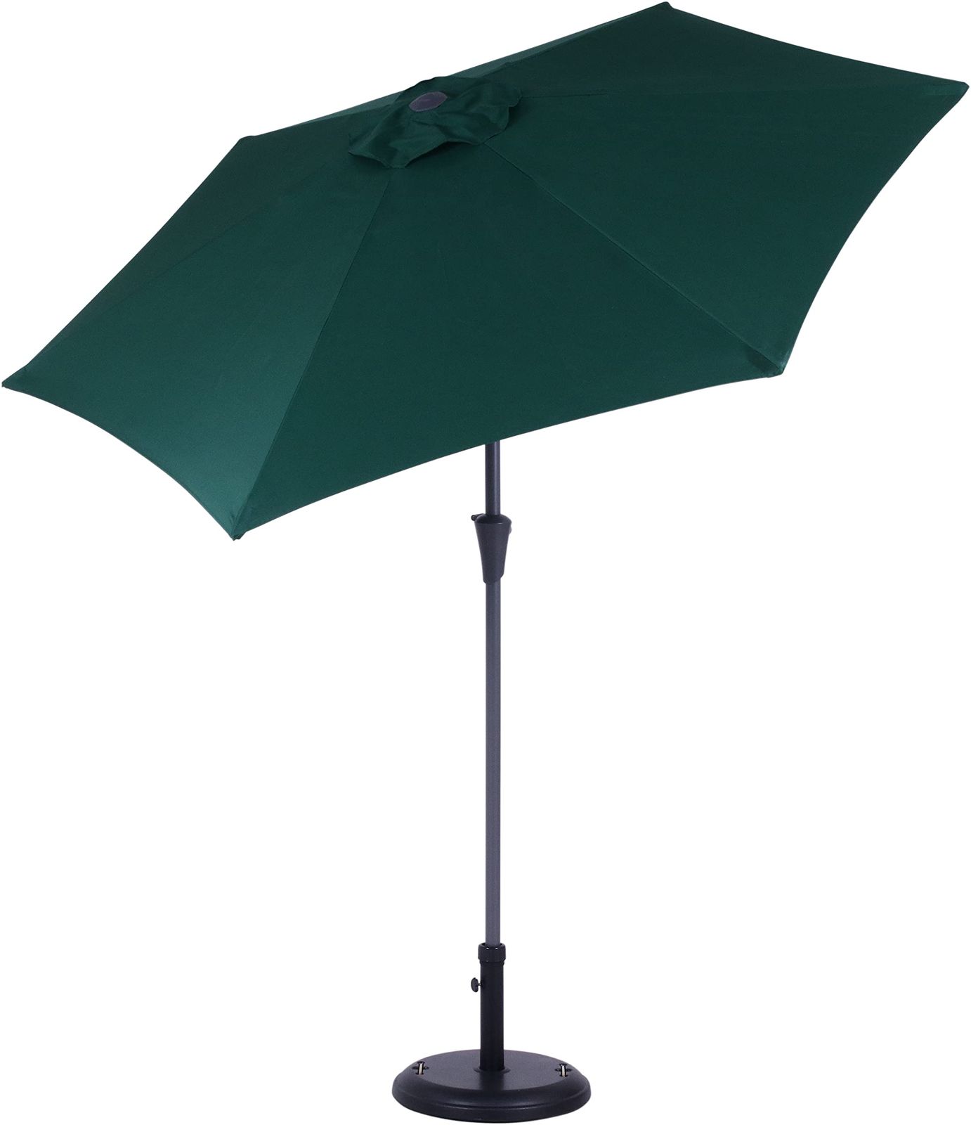 37850 チルト機能 クランク開閉 アルミ製 グリーン 幅202×奥行240×高さ234㎝ パラソル 不二貿易