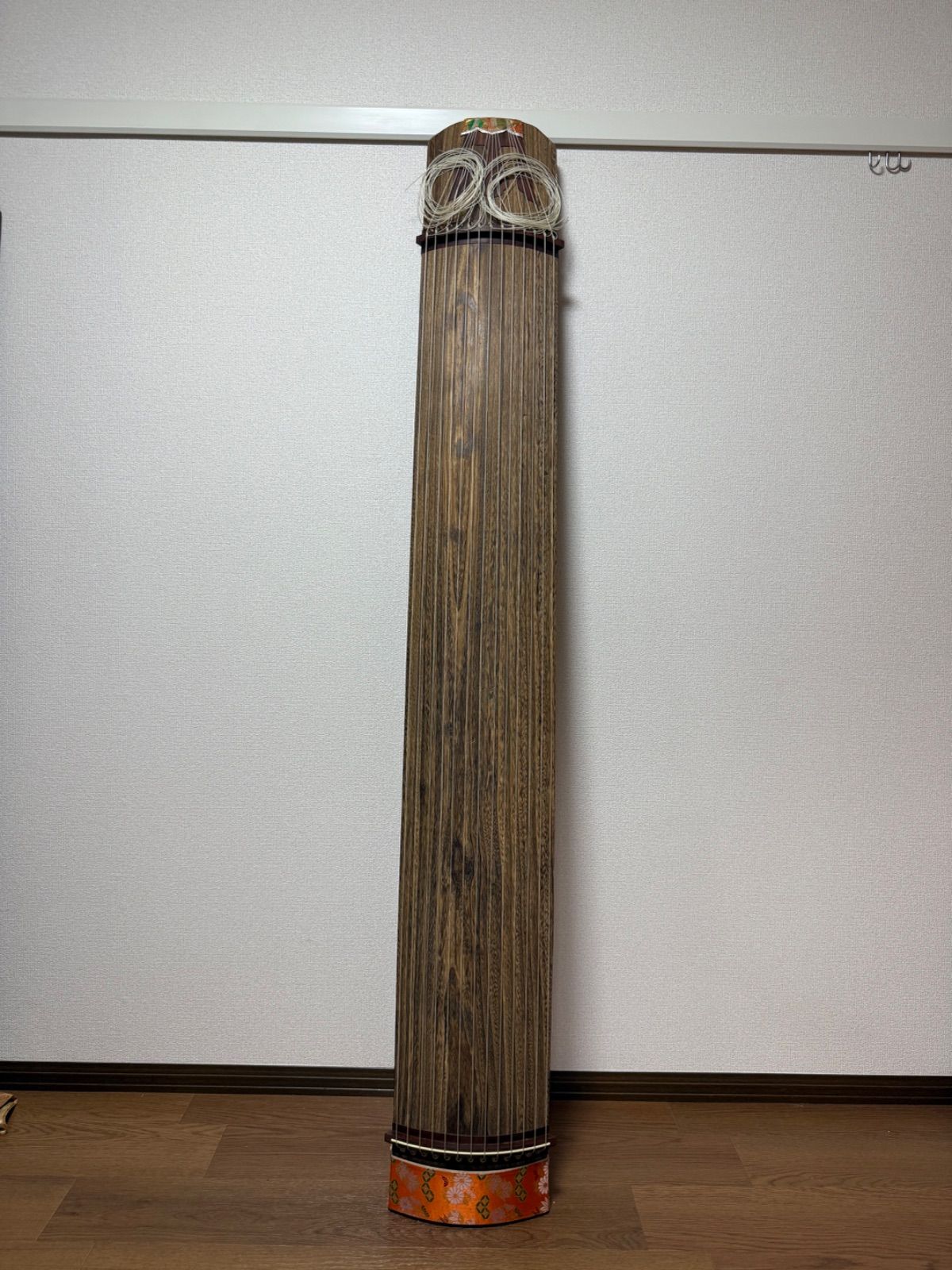 関東送料無料 筝 ケース付き 182cm 13弦 琴 和楽器 レトロ