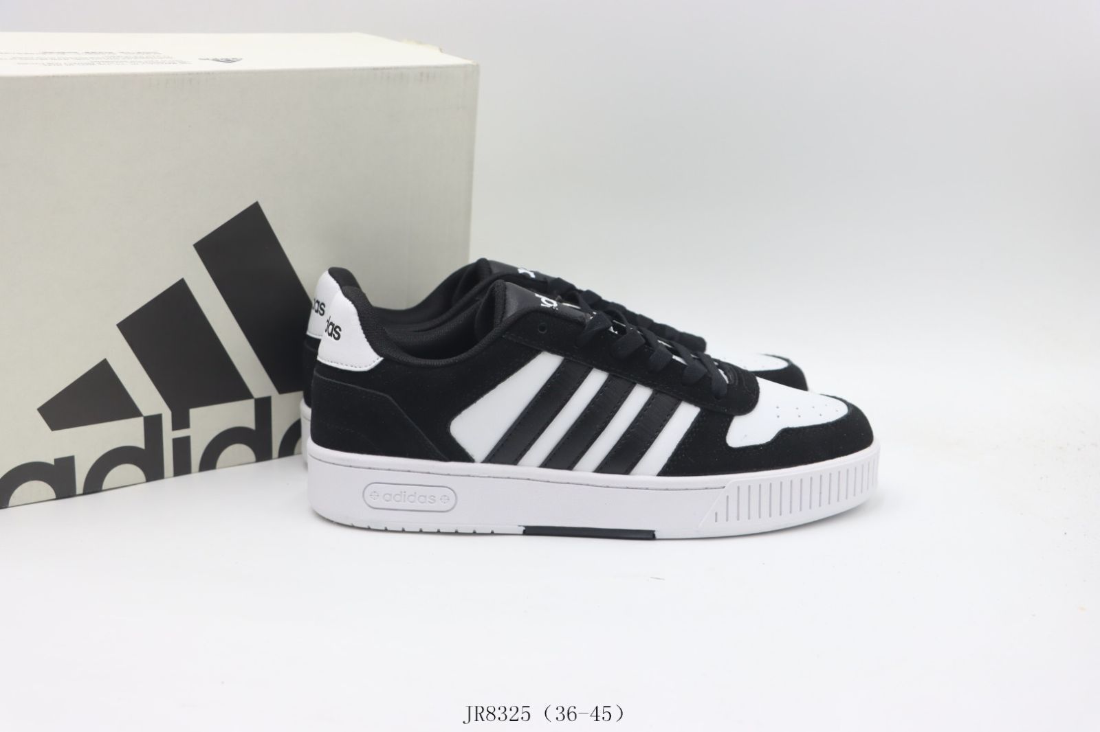 今日 Adidas | アディダス ブラックホワイト JR8325 KIN-KAAI_COM