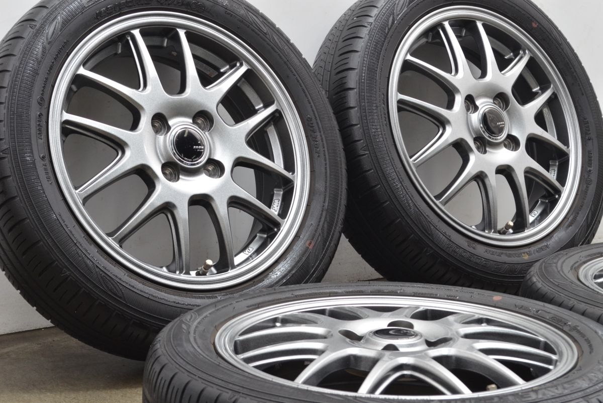 バリ溝】ZACK 15in 4.5J +45 PCD100 ダンロップ エナセーブ