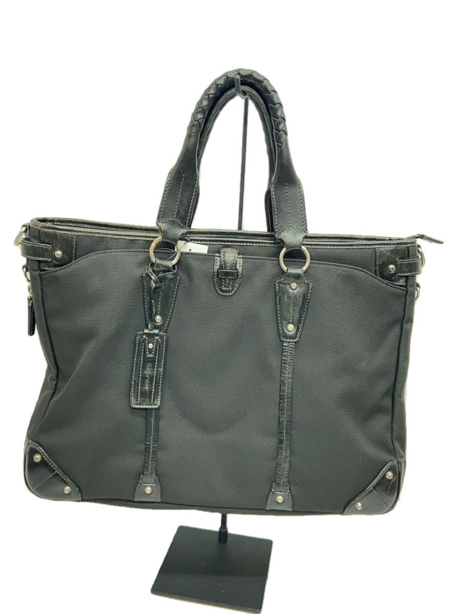 Kiefer neu ブリーフケース　キャンバス　BLK　無地