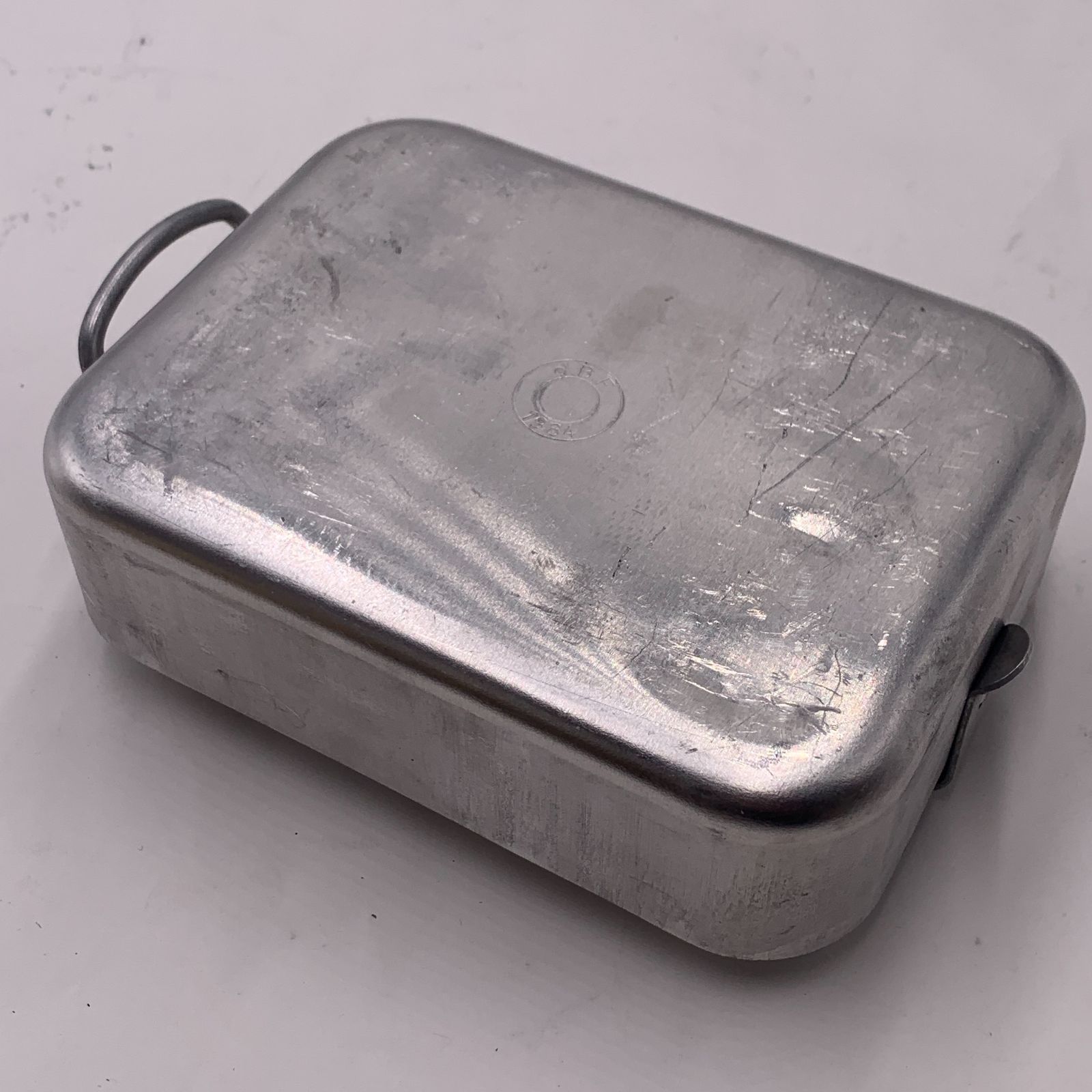 フランス軍 M52 メスキット 飯盒 1984 キャンプ アウトドア 中古 05 即納】フランス軍 M52 メスキット 飯盒 1984 キャンプ