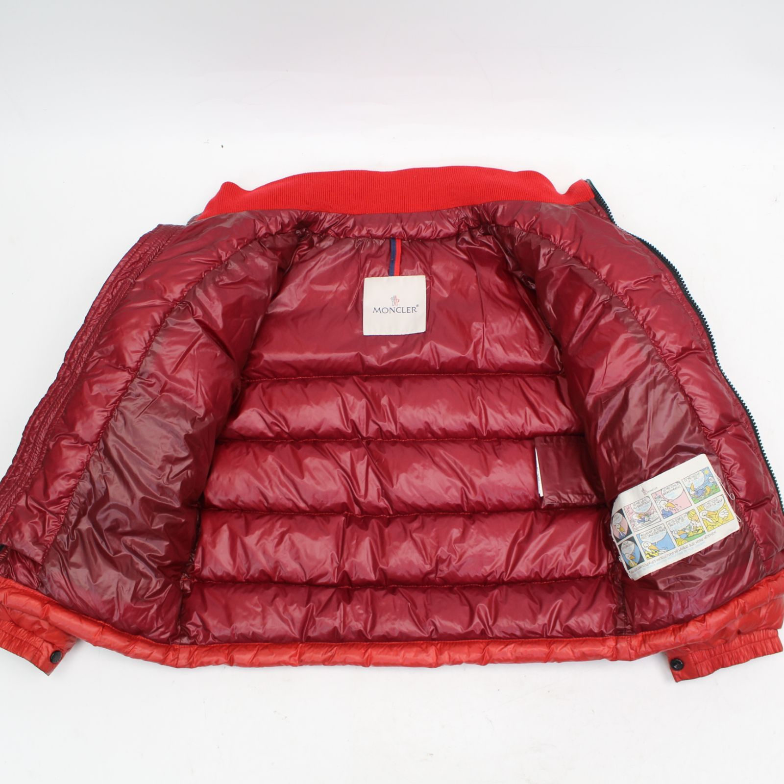357)MONCLER モンクレール ダウン ジャケット レッド 赤 キッズ