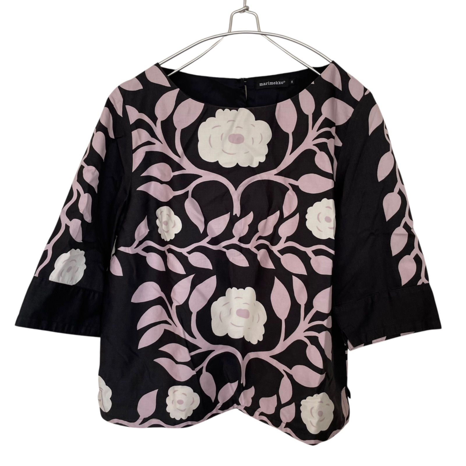 専用✨marimekko　マリメッコ　フラワープリントプルオーバーブラウスシャツ Rypytys Unikko / blouse（シャツ/ブラウス）｜marimekko