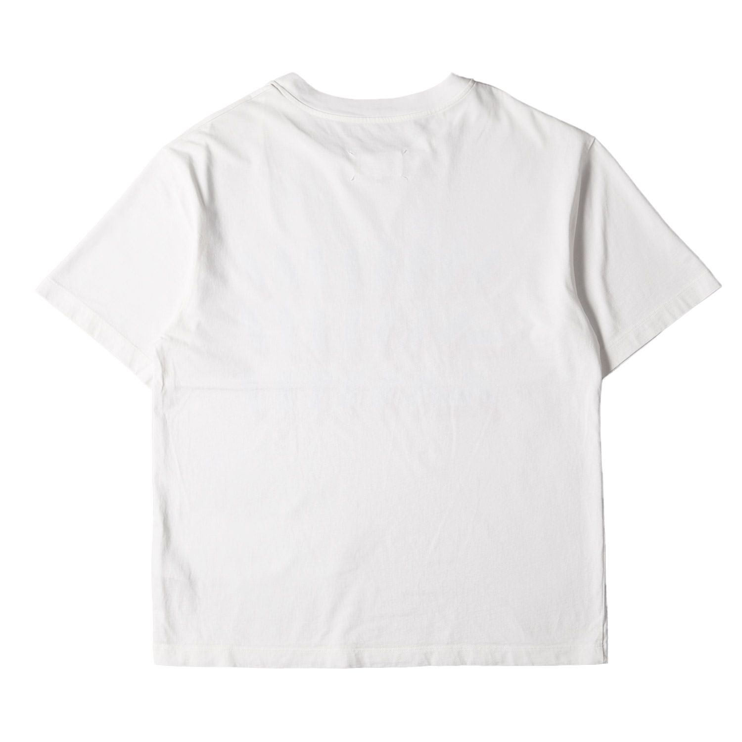Maison Martin Margiela メゾンマルタンマルジェラ Tシャツ サイズ：40 21SS テープカレンダータグ ロゴグラフィック  クルーネック Tシャツ S29GC0297 S23935 オーバーサイズ ホワイト 白