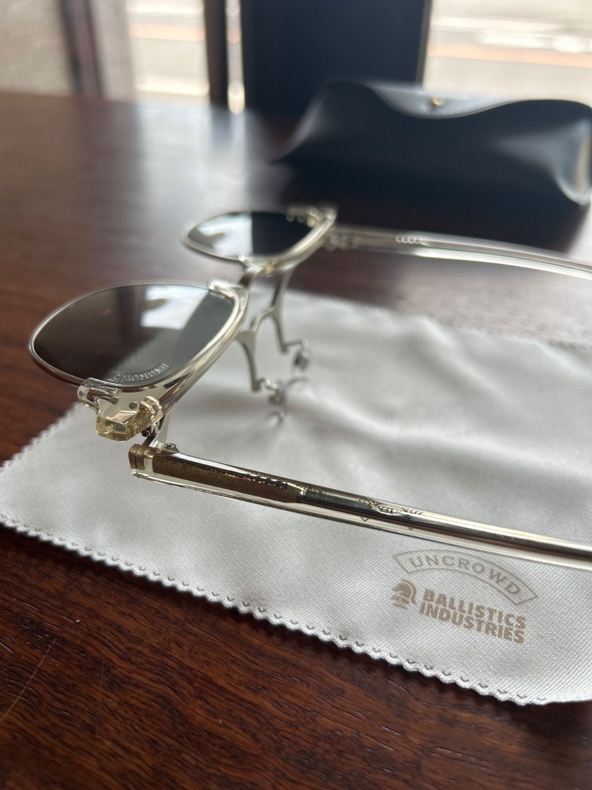 Ballistics FLIP UP GLASS CLEAR FRAME×GRAY LENS バリスティックス
