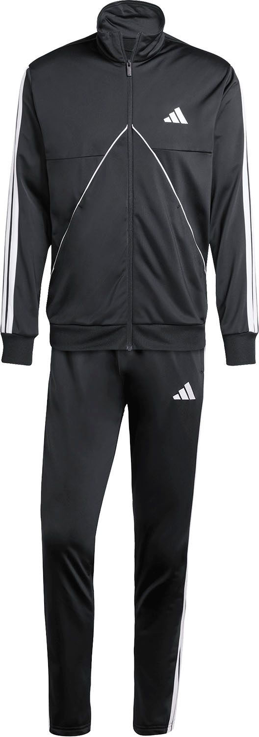 アディダス adidas スポーツウェア トリコット ティロインスパイアード トラックスーツメンズ 男性 上下セット トレーニングスーツ セットアップ ジャージ ジャケット パンツ KSG44 JI8860 ブラック