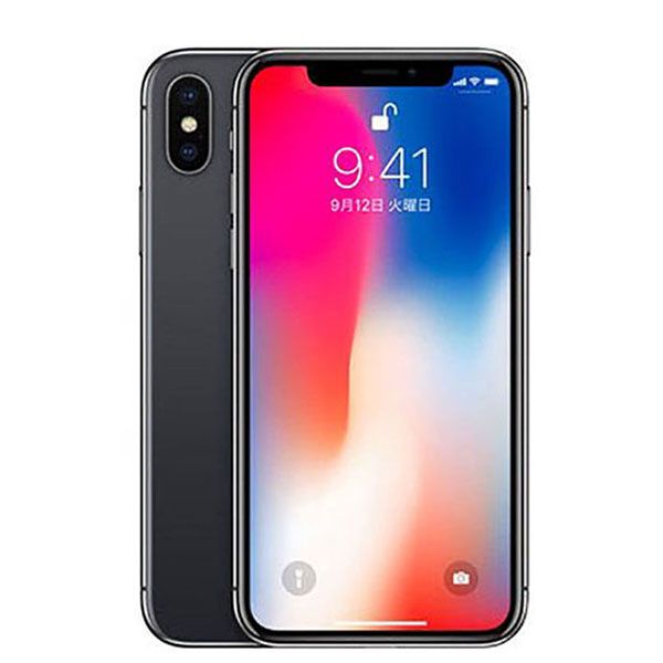 バッテリー90%以上 【中古】 iPhoneX 64GB スペースグレイ SIMフリー 本体 Aランク スマホ iPhone X アイフォン アップル apple 【送料無料】 ipxmtm828b