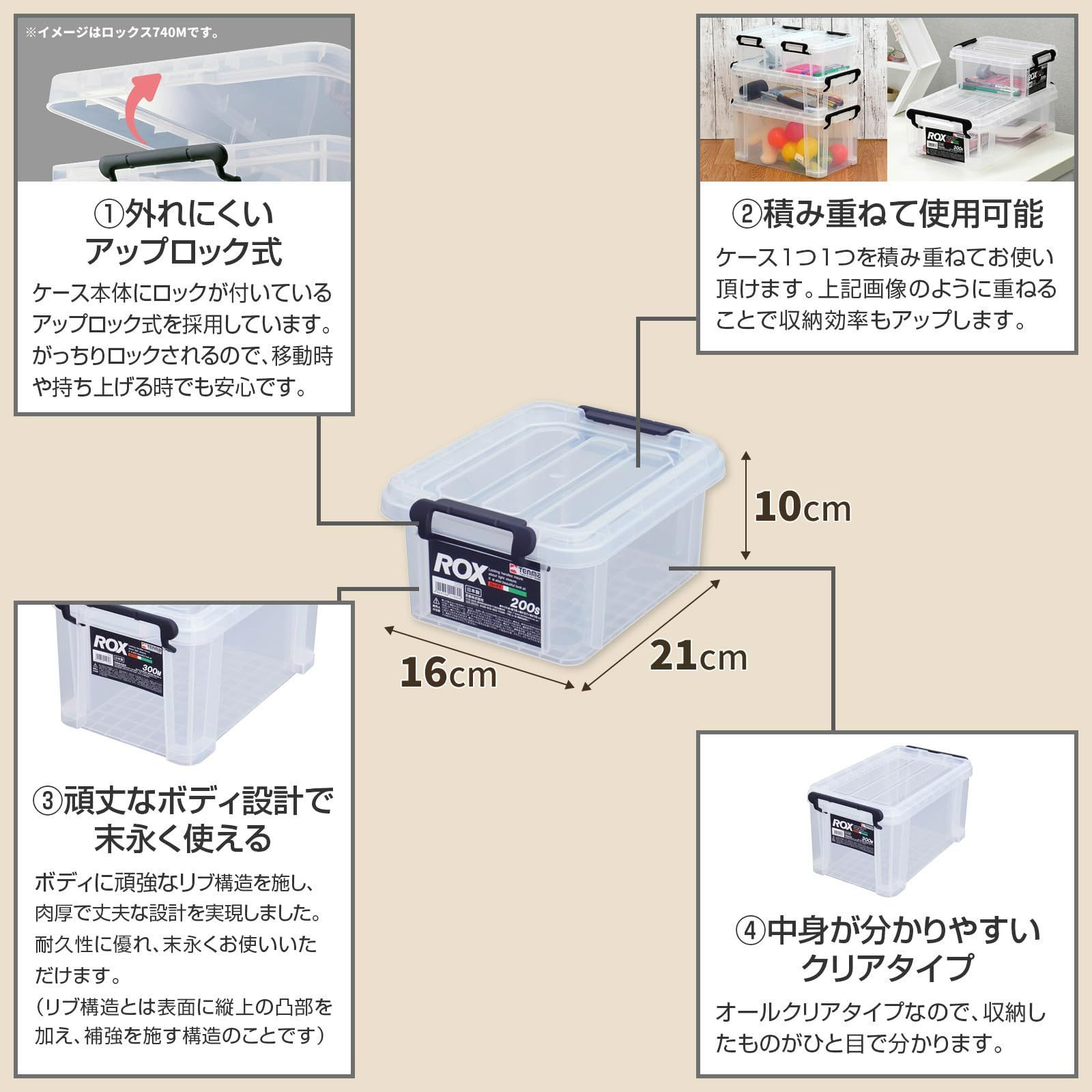プラスチック 衣装ケース クローゼット 幅16×奥行21×高さ10cm プラスチック 衣装ケース クローゼット 幅16×奥行21×高さ10cm