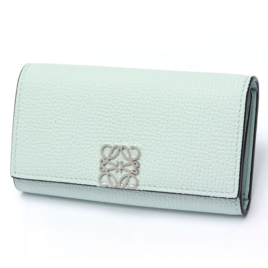ロエベ | LOEWE アナグラム キーケース C821K92X01 ペブルグレインカーフ レザー フローズン ライトブルー系 商品番号 S-158949