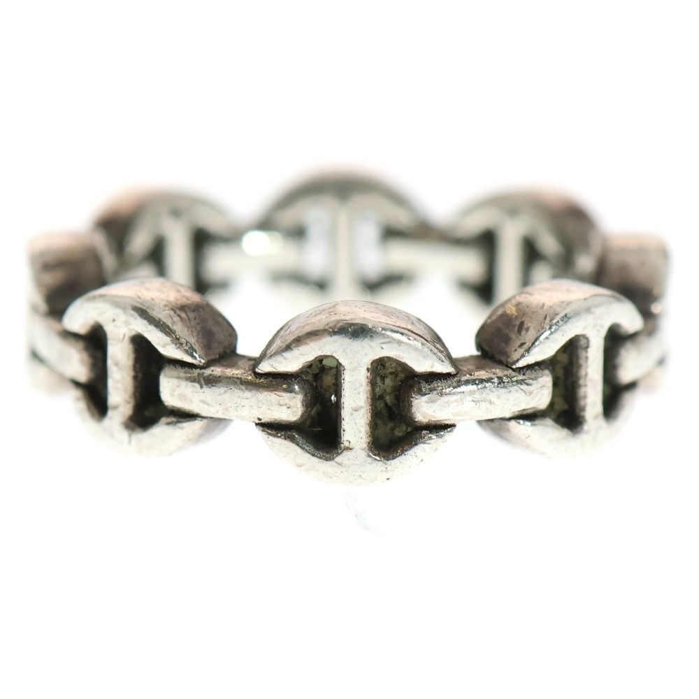 美品レア オールドティファニー グルーヴ リング 12号 7.78g k18