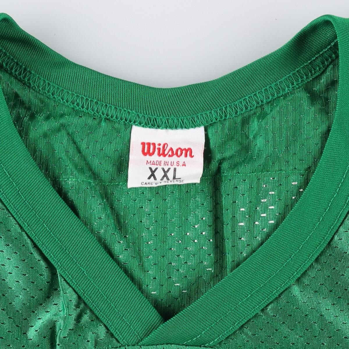 ウィルソン Wilson NFL PHILADELPHIA EAGLES フィラデルフィアイーグルス Vネック メッシュ ゲームシャツ フットボールシャツ USA製 メンズXL /eaa326106