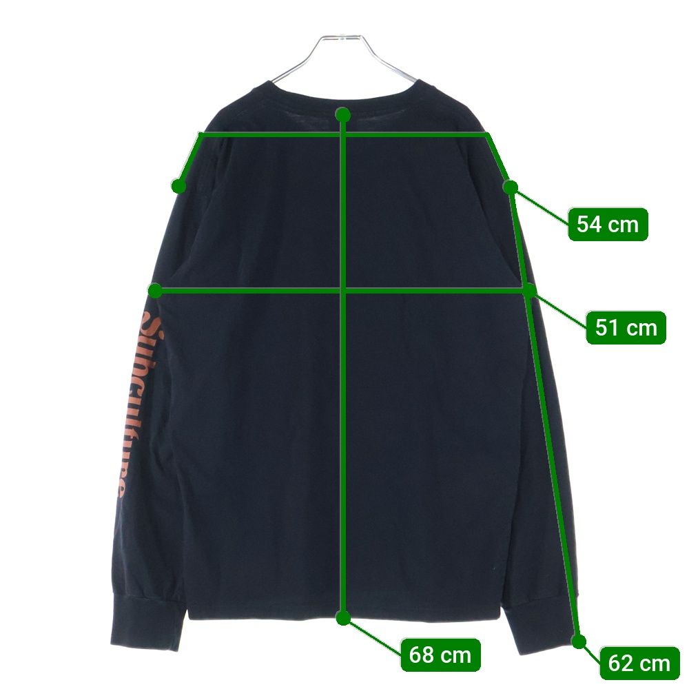 SUBCULTURE (サブカルチャー) SM Long sleeve T-Shirts フロント