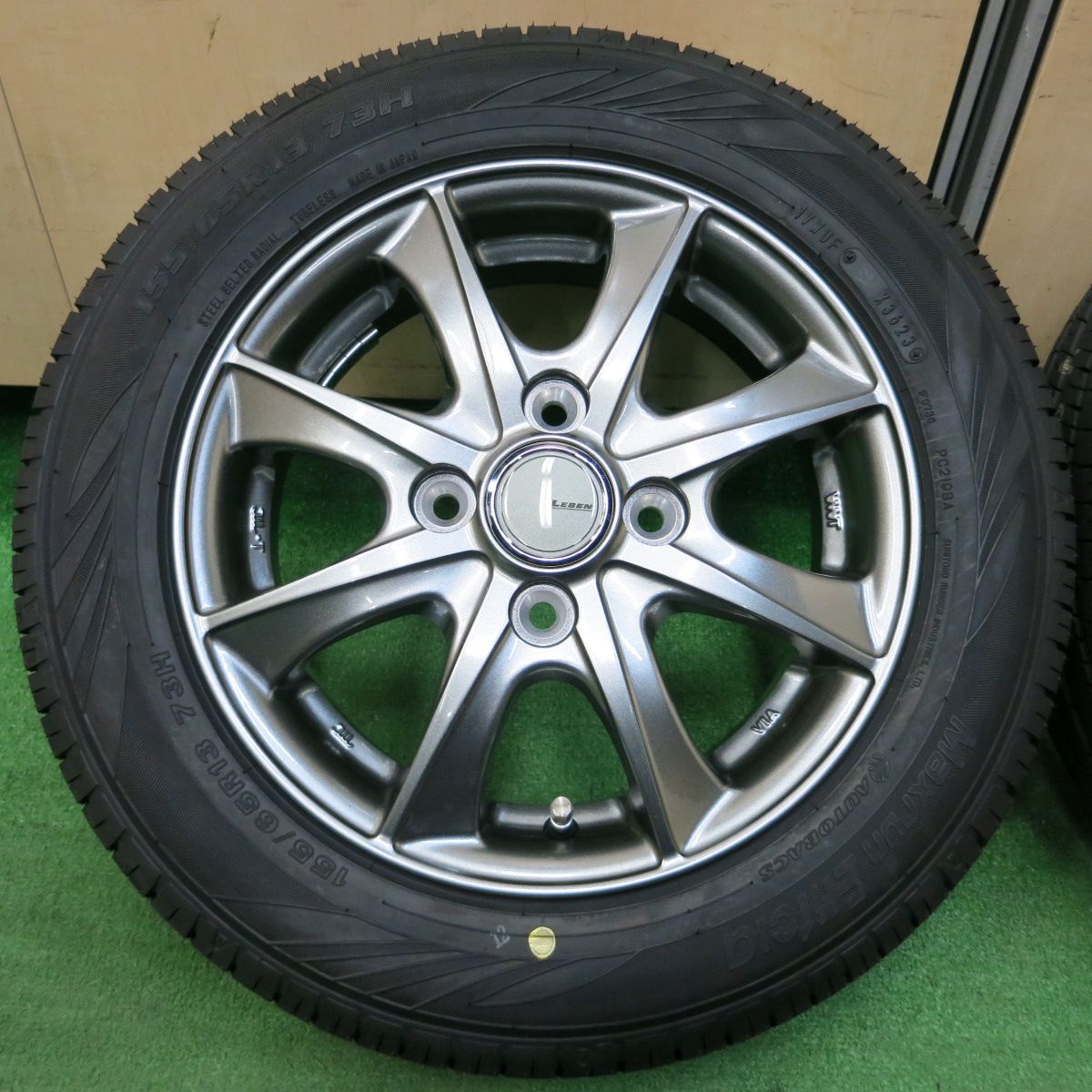 送料無料*未使用！23年☆155/65R13 オートバックス Maxrun Efficia LEBEN レーベン 13インチ  PCD100/4H☆4011007イノ - メルカリ