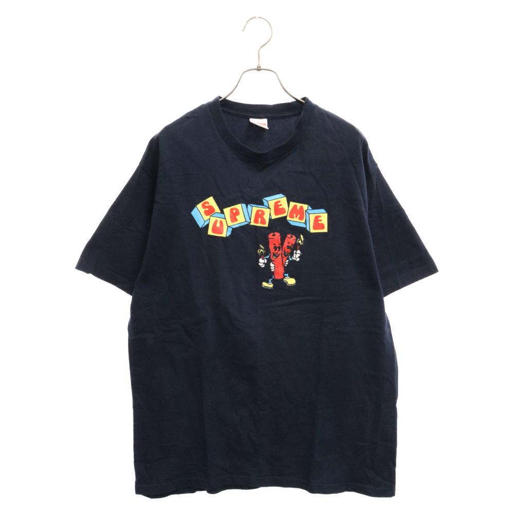 SUPREME (シュプリーム) 19SS Dynamite Tee ダイナマイトプリント半袖Tシャツ カットソー ネイビー