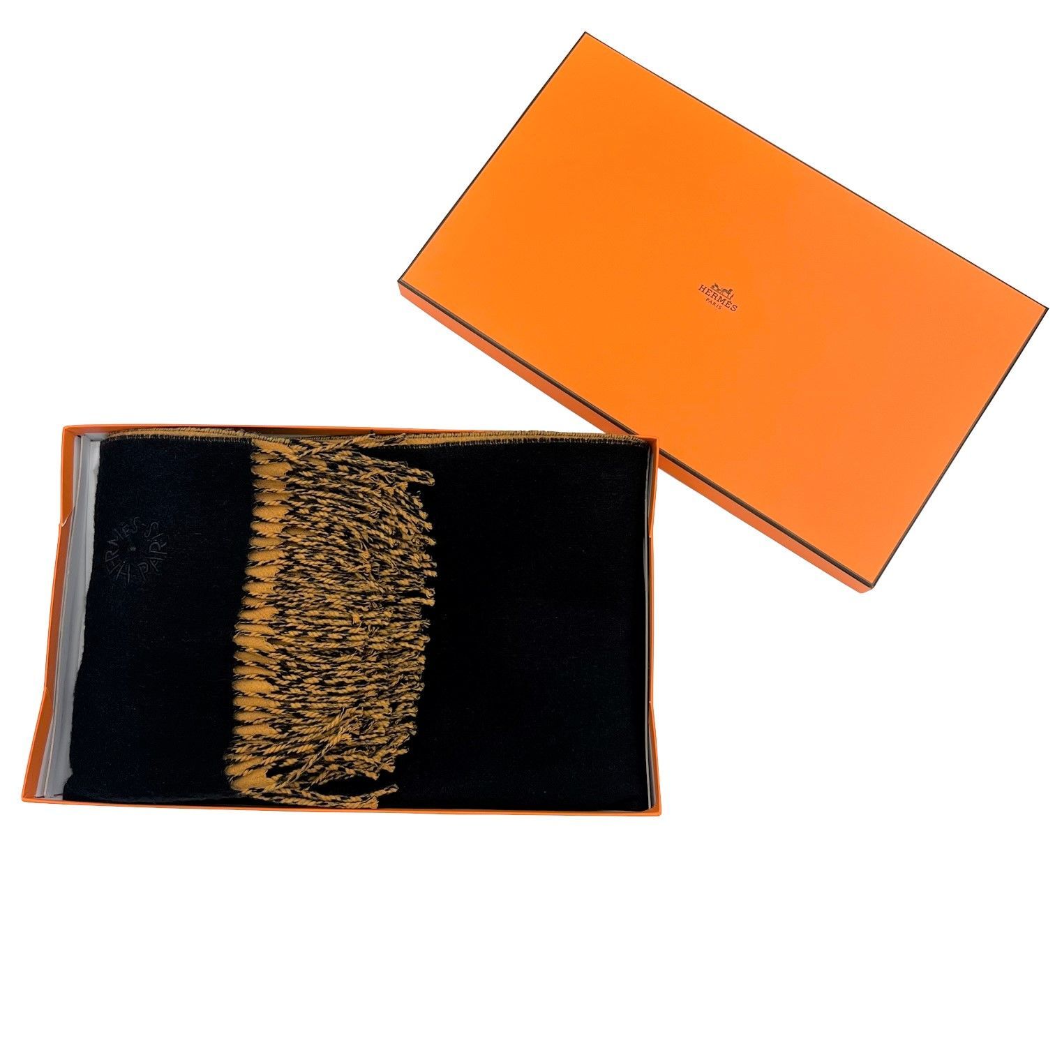 HERMES エルメス ストール ダブルフェイス カシミア100％ 2022年秋冬