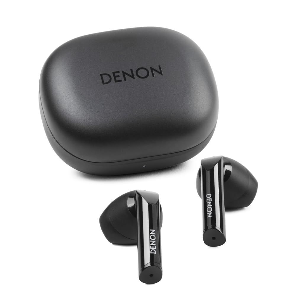 商品 デノン DenonAHC500W USB-C充電ケース ワイヤレス充電対応 インナーイヤー型 12mmフリーエッジ バイオセルロースドライバー 完全ワイヤレス インイヤーヘッドホン ブラック AHC500WBKEM