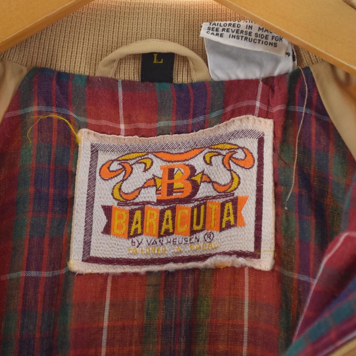 古着 70~80年代 バラクータ BARACUTA VAN HEUSEN バンヒューゼン