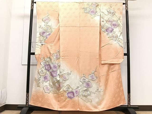 爆買い，新品 平和屋-こころ店□豪華振袖 駒刺繍 雪輪花文 暈