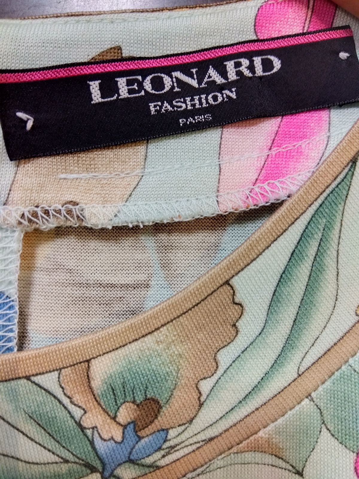 M20 レオナール LEONARD トップス 日本製 毛 絹 花柄 - メルカリ