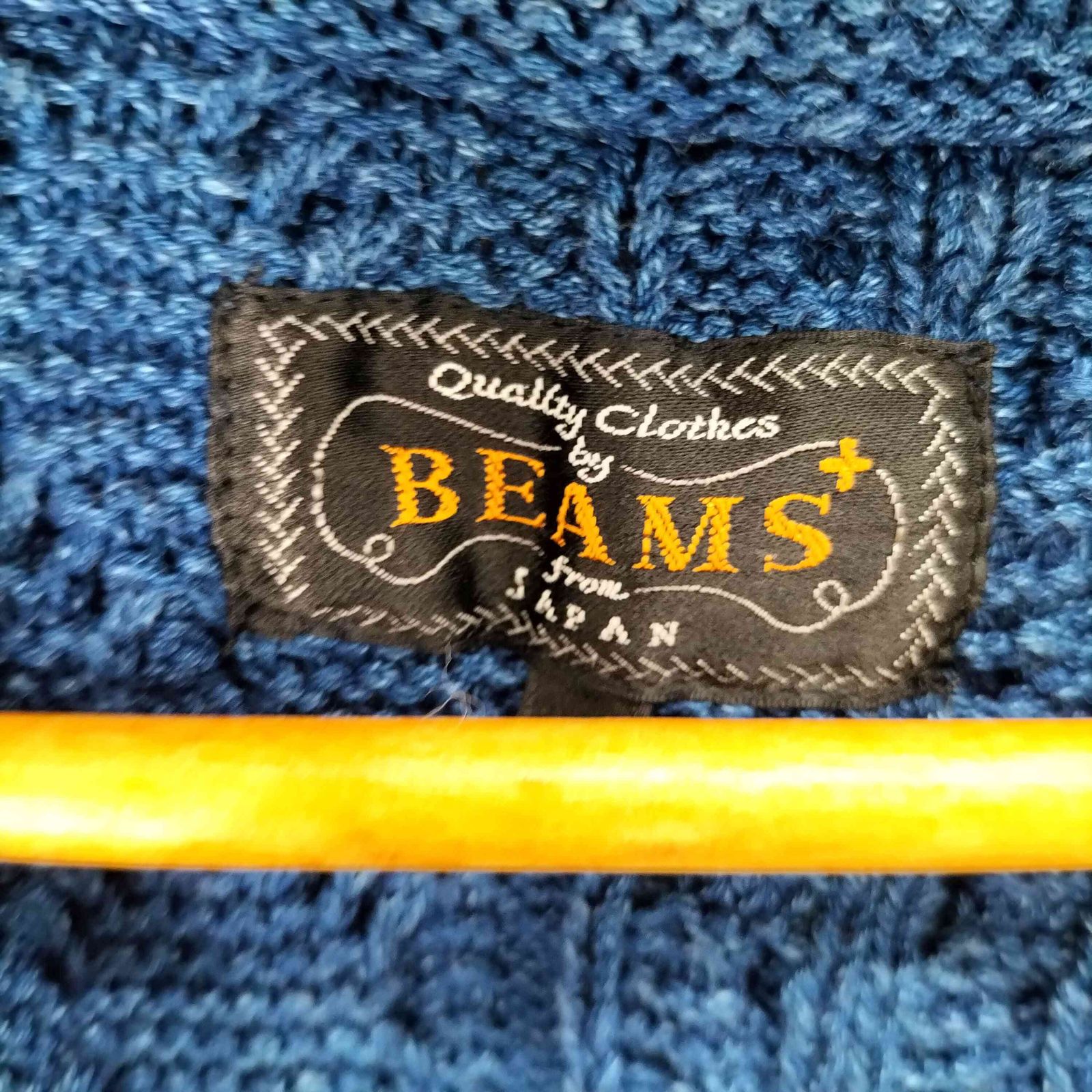 【未使用】完売品 ビームスプラス BEAMS + インディゴカーディガン L BEAMS PLUS（ビームス プラス）Cardigan Indigo Patchwork Like