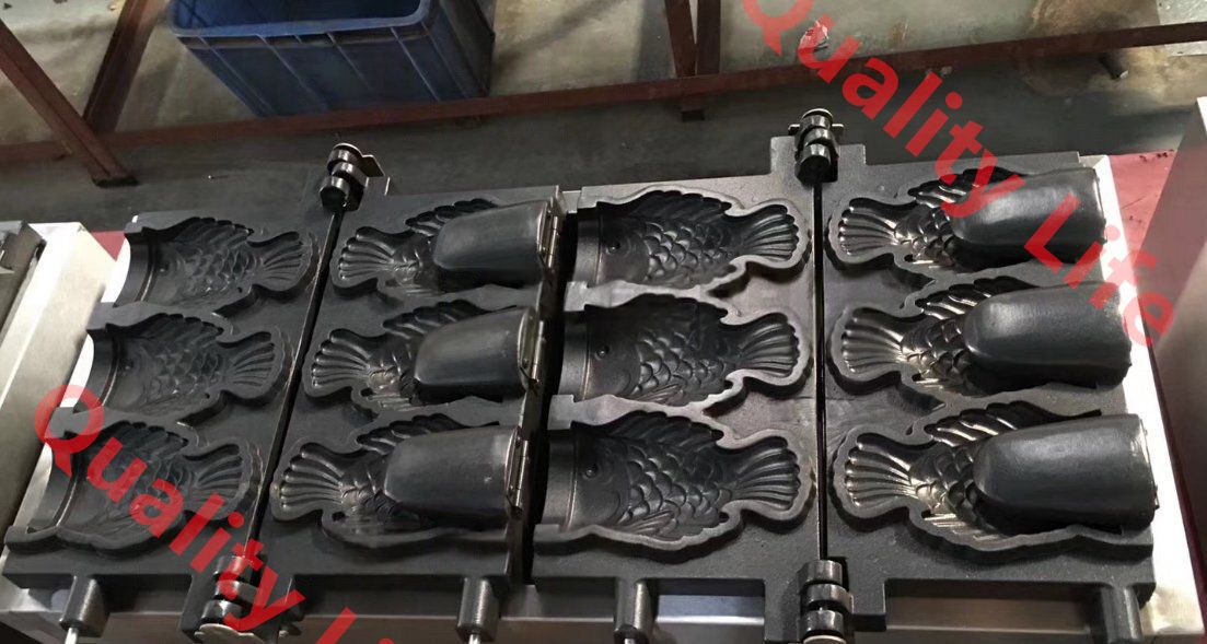 LPガス たい焼きパフェ 鯛パフェ たい焼きパフェ器 3匹×2連 6匹焼ける ガス式 屋台 出店 WWW_KANDAIZUMI_COM