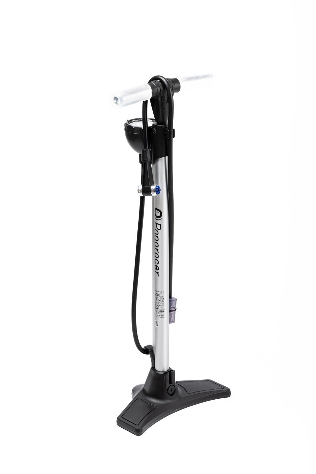 新着商品 黒|シルバー 全バルブ対応 空気圧の調整が ワンタッチ装着 アルミ製 空気入れ 自転車 パナレーサー Panaracer