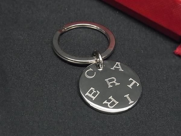 Cartier カルティエ キーホルダー バッグチャーム レディース シルバー系 FN0602