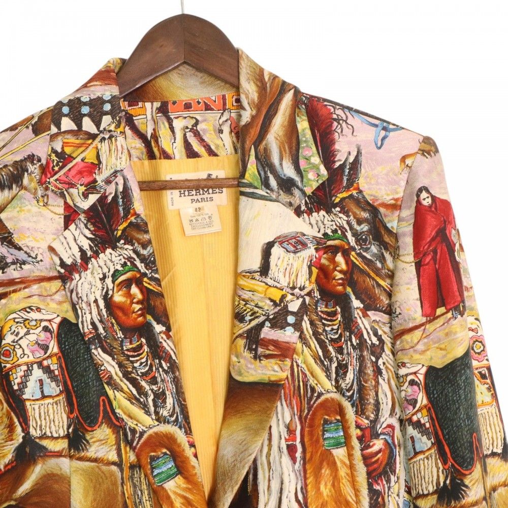 希少】HERMESエルメス ヴィンテージステンカラーコート レッド 2025年