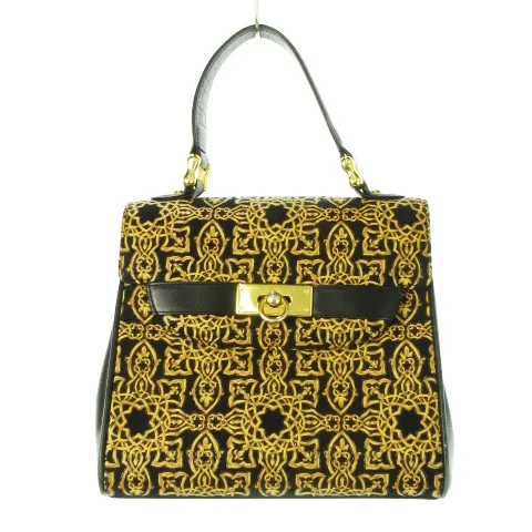 印傳屋 インデンヤ ハンドバッグ Kinart C lassic Yellow 楽天市場