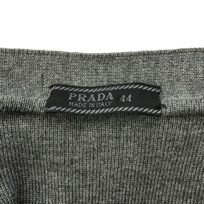 PRADA ファー付きニットカーディガン着丈約52センチ - カーディガン/ボレロ