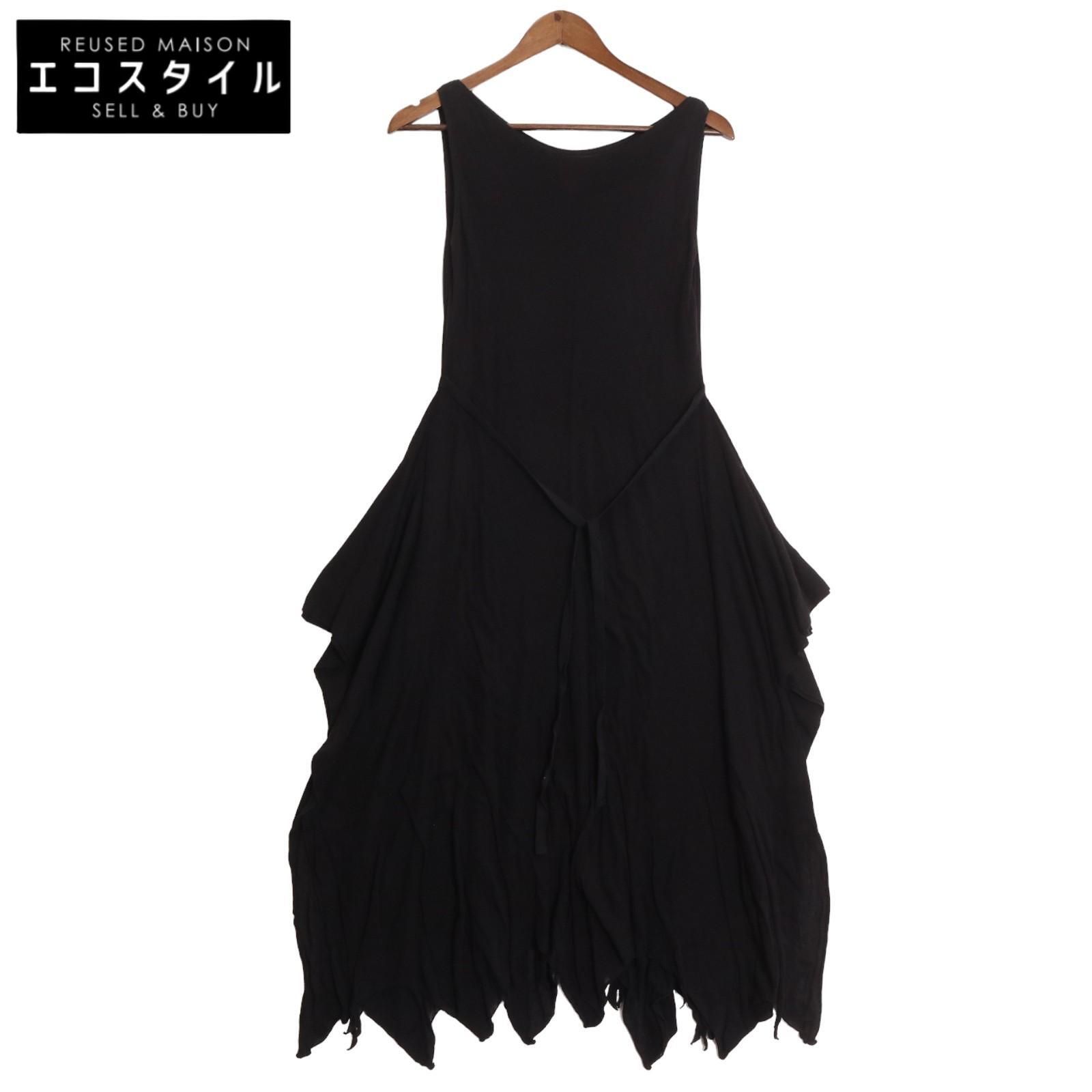 ISSEY MIYAKE FETE イッセイミヤケフェット ﾌﾞﾗｯｸ IF72JH004 ﾉｰｽﾘｰﾌﾞ ﾃﾞｻﾞｲﾝ ﾜﾝﾋﾟｰｽ 02