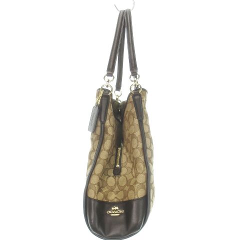 コーチ COACH ハンドバッグ トートバッグ キャンバス レザー 革