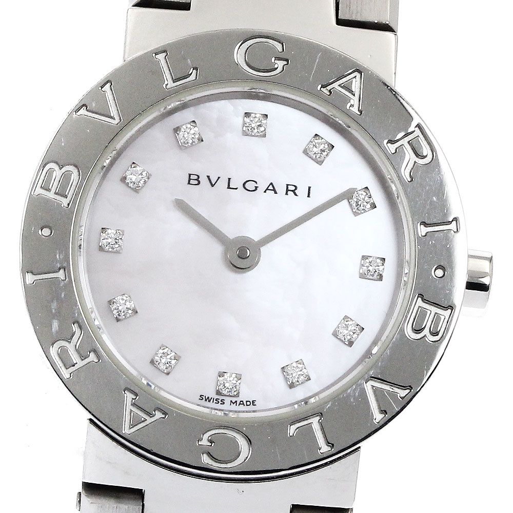 ブルガリ BVLGARI BB23SS ブルガリブルガリ 12Pダイヤ クォーツ レディース_894073