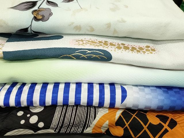 平和屋本店 着物 訪問着 単衣 まとめて 20点 風景 松竹梅 花柄 友禅 金彩 洗える着物 和服 ハンドメイド 生地 あり se3716