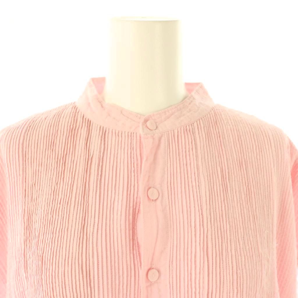 メゾンドソイル maison de soil COTTON&LINEN PATCHWORK(OVERDYE) CREW