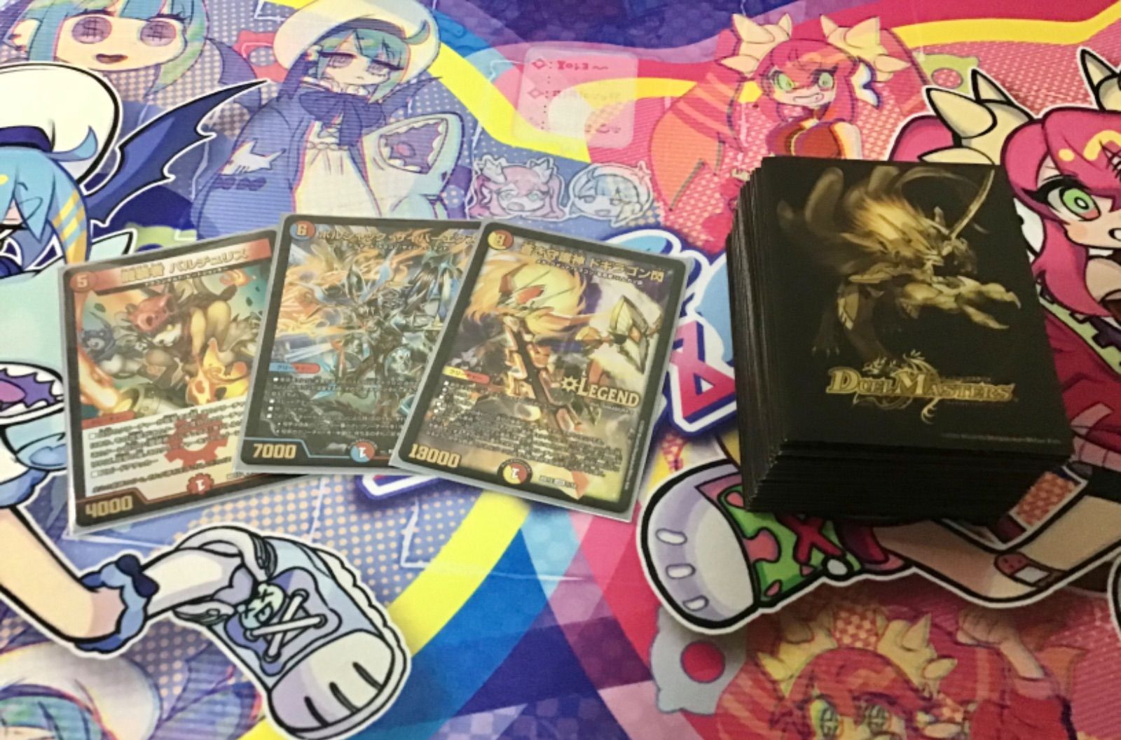 本格構築 【赤白ドギラゴン閃】 デッキ＆二重スリーブ - メルカリ