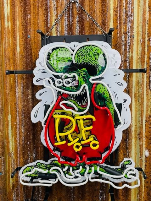 ラットフィンク RatFink 特大 ネオン 看板 ガレージ ヴィンテージ 