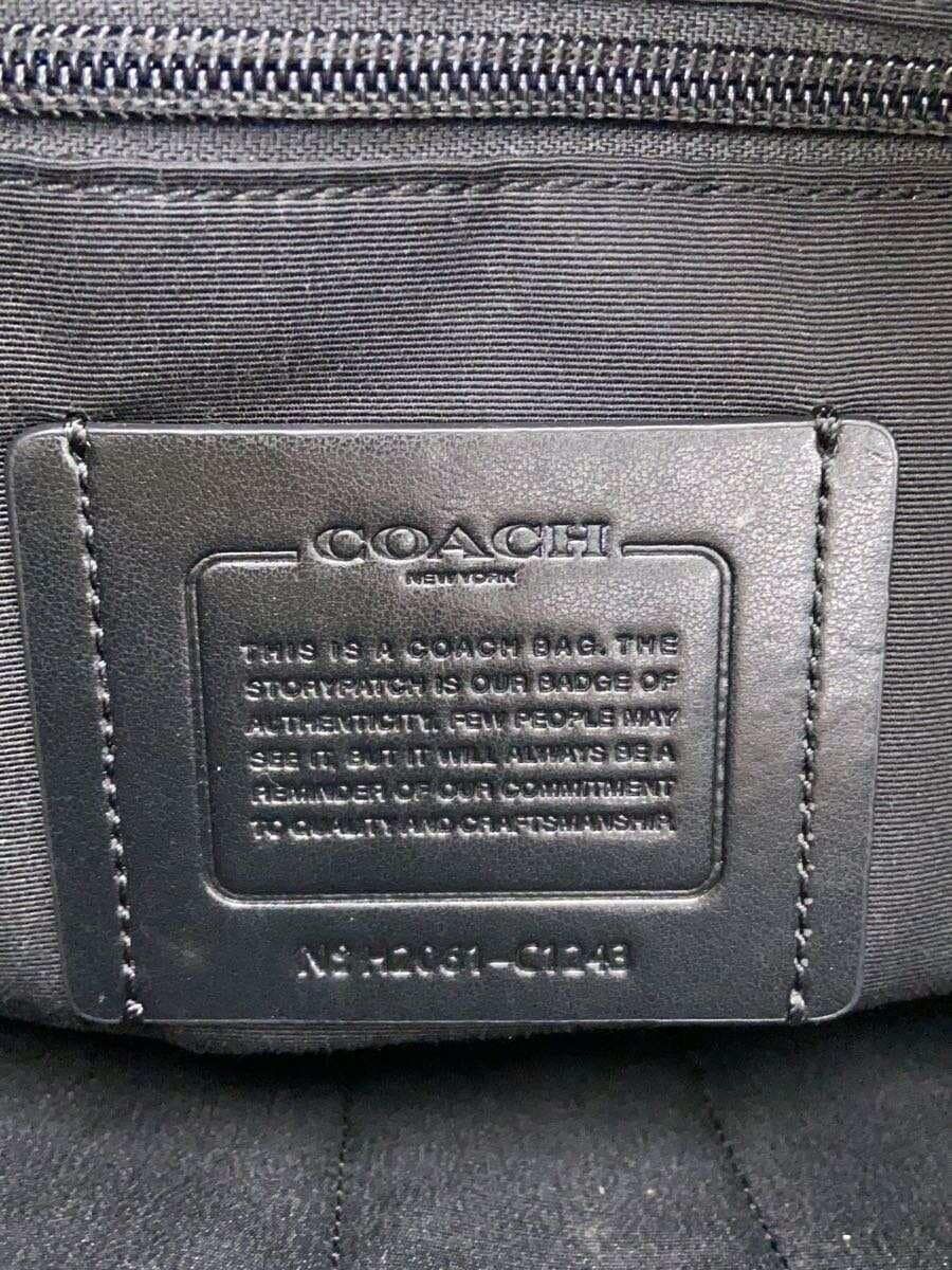 COACH ショルダーバッグ レザー ブラウン 総柄 C1243