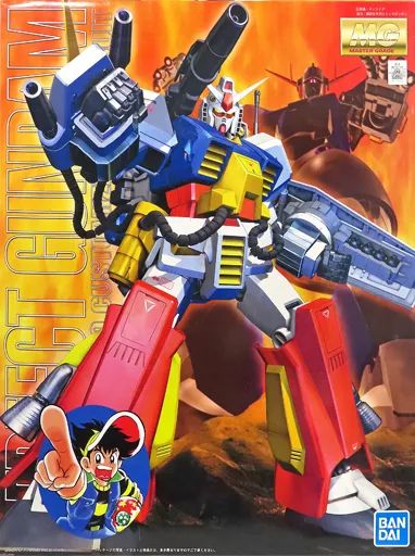 MG　パーフェクトガンダム　プラモ狂四郎　全塗装完成品 プラモ狂四郎：パーフェクトガンダムとパーフェクトジオングがFW