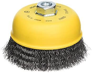 DEWALT DW4922 5-Inch Crimped Cup Brush/Carbon Steel 5/8-Inch-11 Arbor .020-Inch by DEWALT