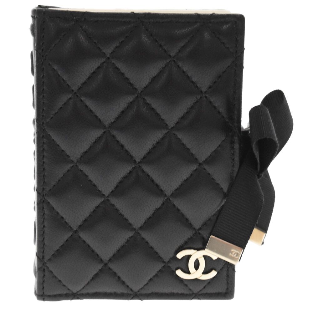 CHANEL (シャネル) Book Card Case Black ブック カードホルダー 