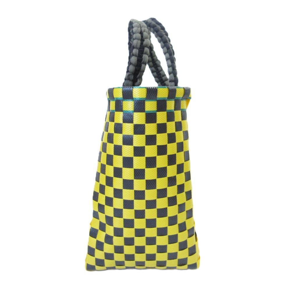 即日配送！マルニ ピクニック マーケット イエロー かごバッグ MARNI マルニフラワーカフェ バッグ ピクニックバッグ アニマル