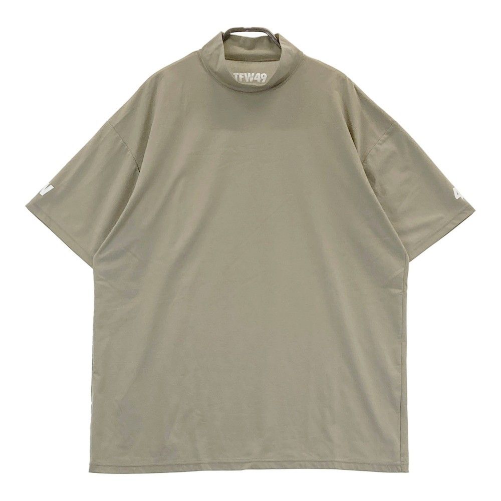 サイズ XL TFW49 ティーエフダブリューフォーティーナイン T102210014 ハイネック 半袖Tシャツ カーキ系 240101223205 ゴルフウェア メンズ ストスト