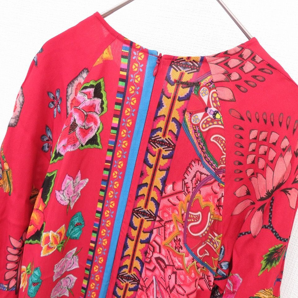 Desigualワンピース デシグアル Desigual ワンピース チュニック 総柄 エスニック