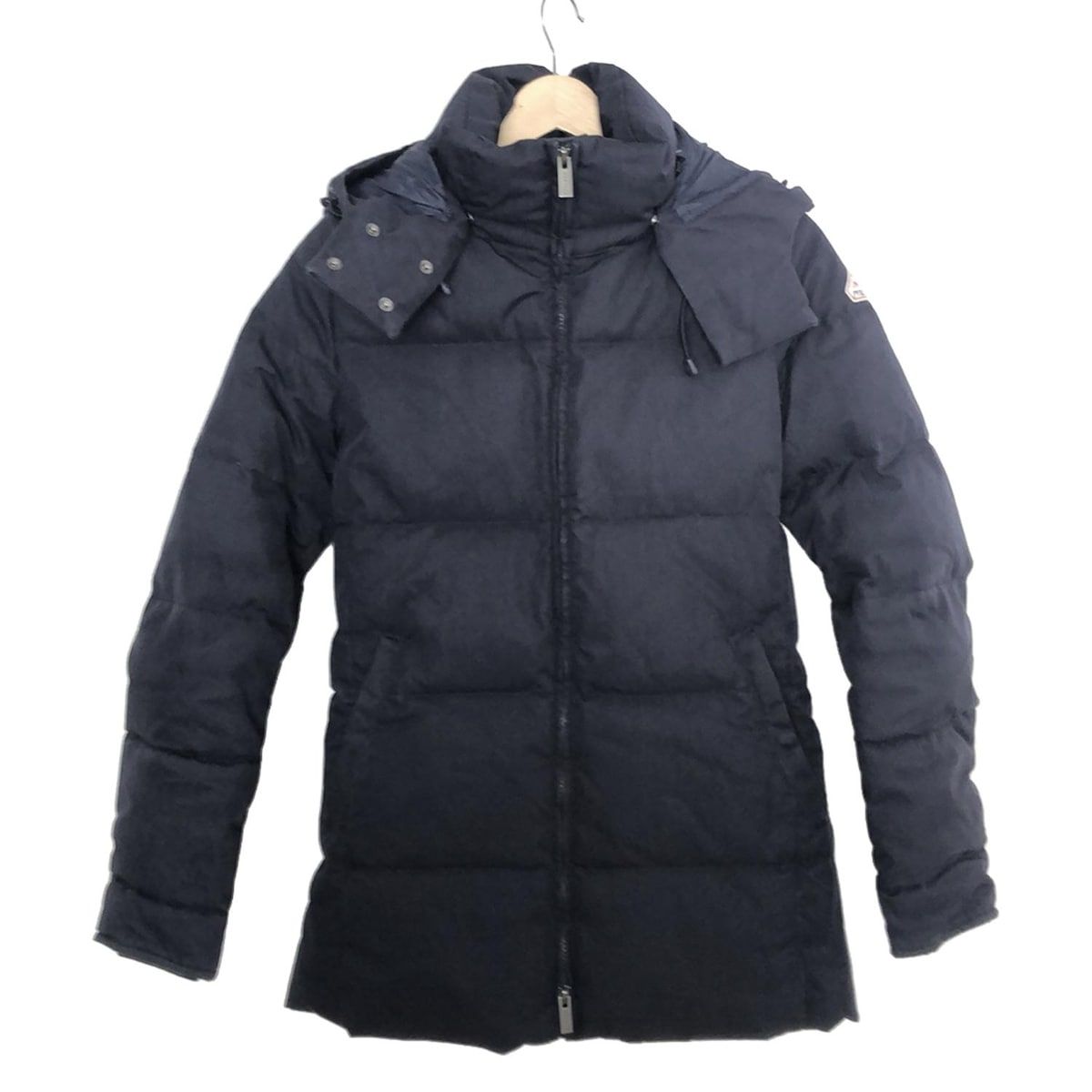 PYRENEX ピレネックス ダウンコート サイズ36 S レディース - ダークネイビー 長袖|秋|冬