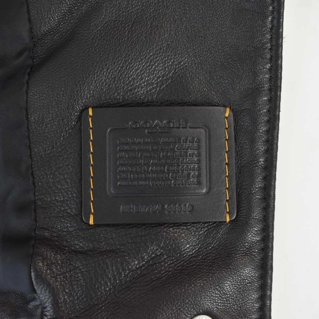 コーチ COACH ダブル ライダースジャケット レザージャケット 羊革 XSP 黒 ブラック F33830 AA
