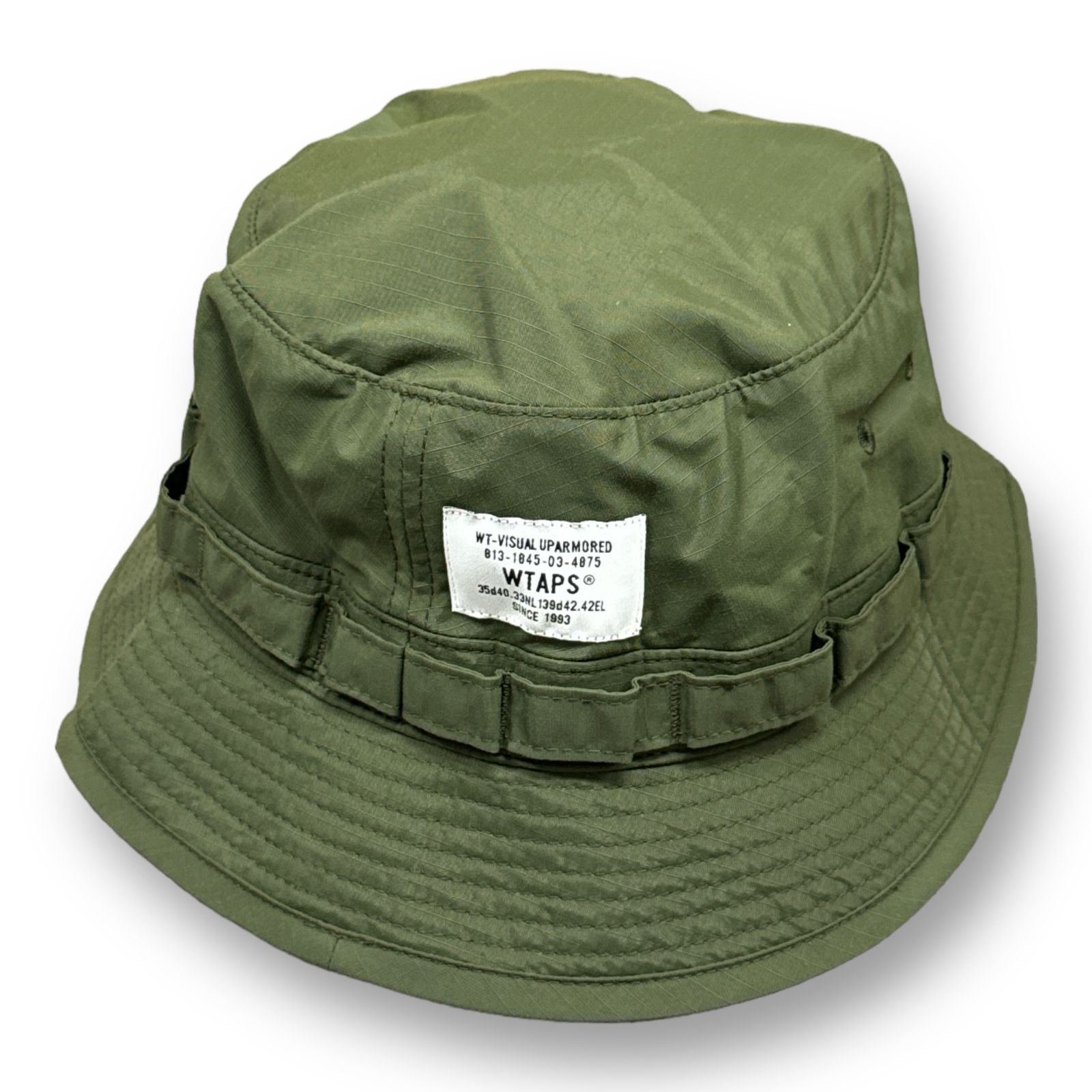 23AW WTAPS JUNGLE 01 HAT NYLON. RIPSTOカラーブラック - ハット