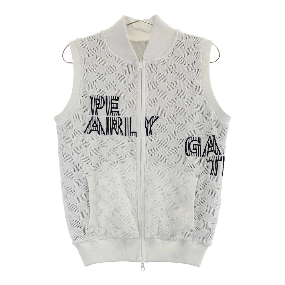 ☆PEARLY GATES☆ ストライプ柄ニットベスト サイズ：6 PEARLY GATES