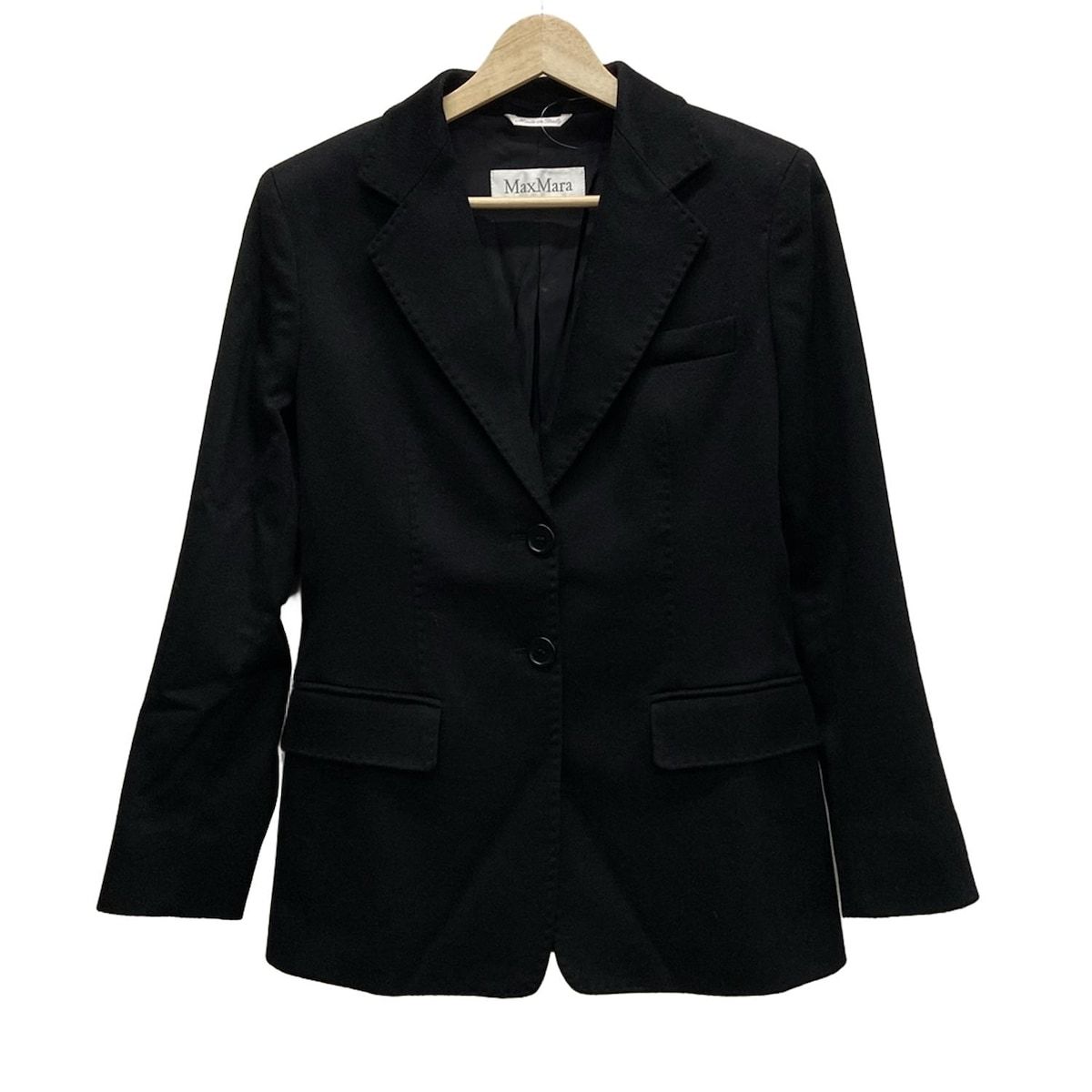【大人気】MaxMara マックスマーラ　レザージャケット　黒　40 白タグ レザーコート - 送料無料｜マックスマーラ公式サイト